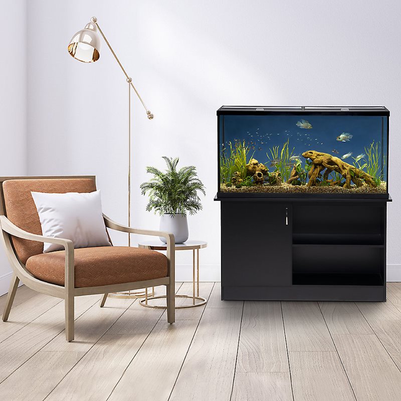 High Definition LED Ensemble 60 Gallon Modern Aquarium and Stand – NAFB  AQUARIUM